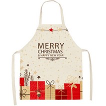 텐즈 메리 크리스마스 미술 앞치마, TYPE2