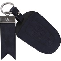 메이튼 토레스 스마트 차 가죽 키케이스 폴딩키, 스톤블루, SS05