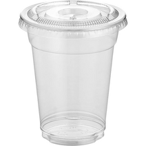 스완 일회용 아이스컵 410ml 민자뚜껑, 100개입, 1개
