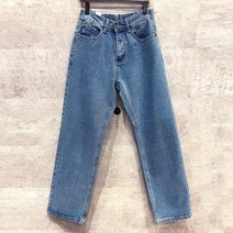 남성용 뒷밴딩 와이드 데님 팬츠 20007