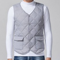 씨밀레 폴라플리스 포켓 패딩 조끼