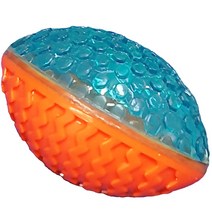 Karlie 반려견 장난감 TPR 풋볼 8 x 5.5 cm, 혼합색상, 1개