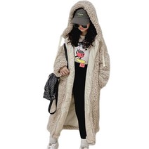 엣지랜드 아동용 힙걸 롱 뽀글이 코트