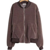 여성용 린다샵 언포웰 박시핏 포켓 블루종 집업 cpjk4617k2b