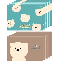 아트모아 뜯어쓰는 스케치북 2종 x 5p 세트, 30매