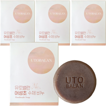 유토밸런 어성초 수제비누, 4개, 85g
