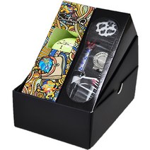 세인트나인 Q Soft 3피스 3구 + 자석티 + 볼마커 + 클립 선물세트, 랜덤발송(골프공), 1세트