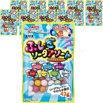코리스 후시기소다 어소트 소프트 캔디, 43g, 10개