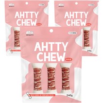 강아지 아띠츄 소고기 우유껌 대형 240g, 3개, 소고기 + 우유 혼합맛