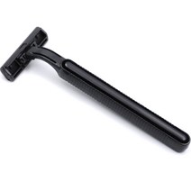 블루마켓 호텔 용품 스테인리스 일회용 면도기 블랙, 10개, 1개입