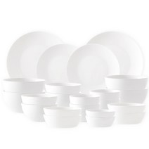 프렐류드 네오본 심플 4인 한식기세트, 공기 4p + 대접 4p + 면기 4p + 찬기 10cm 2p + 찬기 15cm 4p + 접시 2종 x 2p, 화이트