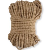 갬부지 황마끈 10mm, 브라운, 50m