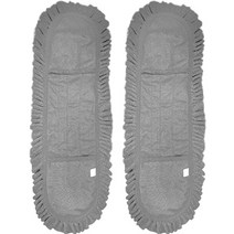 월드크린 극세사 리스킹 걸레 그레이 60cm, 2개