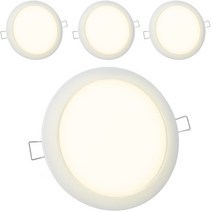 시그마LED 20W LED 매입등 고급형, 전구색(노란빛), 4개