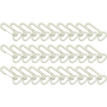 플라스틱 고리 13mm, 30개, 3 화이트