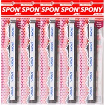 스포니 배드민턴 소프트핏 홀스파이럴그립 N-3000 5p, 블랙