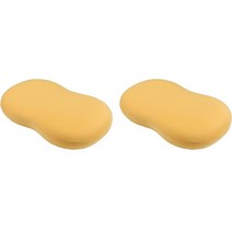 쫀득 찹쌀떡 필로우 베개 2p, 연브라운, 2개