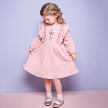 젤리스푼 여아용 걸리쉬 에스닉 프릴 원피스