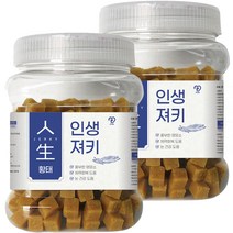 피랩 강아지 인생 져키 간식 400g, 황태, 2개
