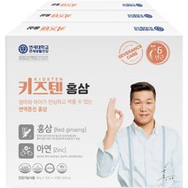 연세 키즈텐 홍삼 어린이 젤리 스틱, 600g, 3개