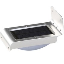 원하 LED 태양광 센서등 주광색, 실버, 1개