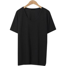 여성용 린다샵 카이사 U넥 베이직 데일리 반팔 티셔츠 cpt11613k31