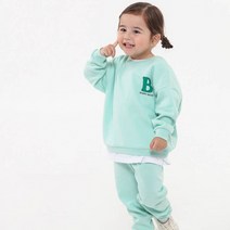 아동용 긴팔 티셔츠 + 바지 상하의 토비 세트