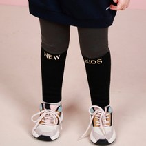 젤리스푼 여아용 베이직컬러 배색 레깅스