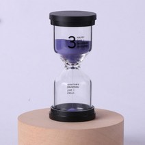 에베로 심플 베이직 컬러 3분 모래시계, 퍼플