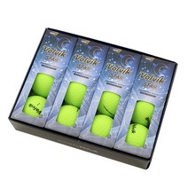 볼빅 star 무광 컬러 골프공 3피스 3p, 그린, 4개