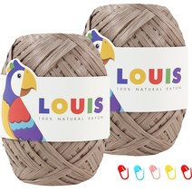 니뜨 루이 45g x 2p + 단수링 5p 세트, 116 무광 애쉬그레이(뜨개실), 랜덤발송(단수링), 1세트