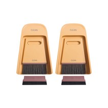 베리구즈 2in1 미니 빗자루 쓰레받기 세트, 2세트