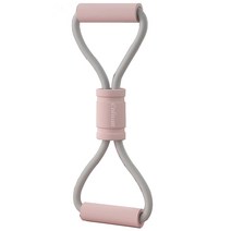 메이드온 8자 요가 스트래칭 밴드, 핑크