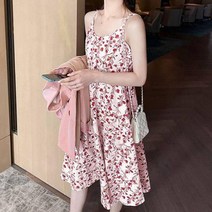 비글썬마켓 데이트룩 슬리밍 플라워 패턴 원피스