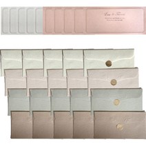 르미에 축하 용돈봉투 4종 x 5p + 속지 2종 x 10p + 스티커 20p 세트, 혼합색상, 1세트