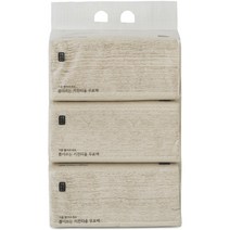 생활공작소 뽑아쓰는 키친타올 무표백 100매, 100개입, 3개