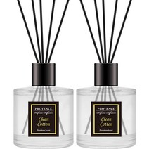 프로방스 퍼퓸 디퓨저 140ml 2p, 클린코튼, 2개