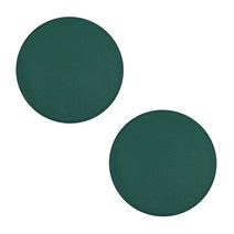 신디 라운드 식탁 매트 2p, 그린, 38cm