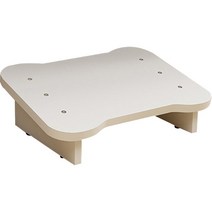 사무실 책상 밑 발판 풋스툴, 화이트클래식