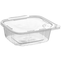 팩가이 원터치 샐러드 도시락 일회용 용기 투명 1600ml, 1개입, 25개