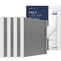 하나필터 PM2.5 자동차 에어컨 필터, HF-01, 4개