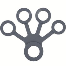 손가락 악력기 부채형 3.9KG, 짙은회색