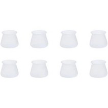 실리콘 의자 다리 커버 8p, 화이트