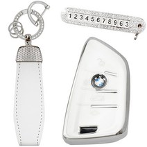 카템 엣지라인 풀커버 키케이스 풀세트, 화이트실버, BMW 02