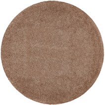 까사미아 샤이니 워셔블 원형 샤기러그