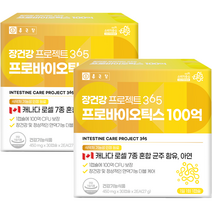 종근당 장건강 프로젝트365 프로바이오틱스 100억 유산균 27g, 30정, 2개