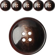 동대문단추왕 코트 정장 뿔09 HS143 단추 15mm, 6개, 진탈