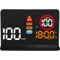 리드아이 자동차 HUD GPS 헤드업 디스플레이 단속카메라 블랙 GI900, 1개, 전차종