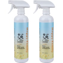 오랄라 강아지용 해피 패밀리 펫 탈취제, 500ml, 2개
