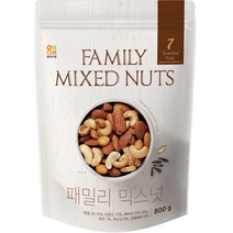 엄마사랑 7가지 견과류가 들어간 패밀리 믹스넛, 1개, 800g